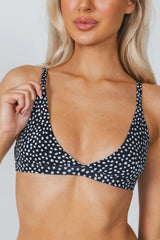 The Salt & Pepper | Polka Dot Boob Hammock™ Triangle Bralette - Shinesty - Flyclothing LLC