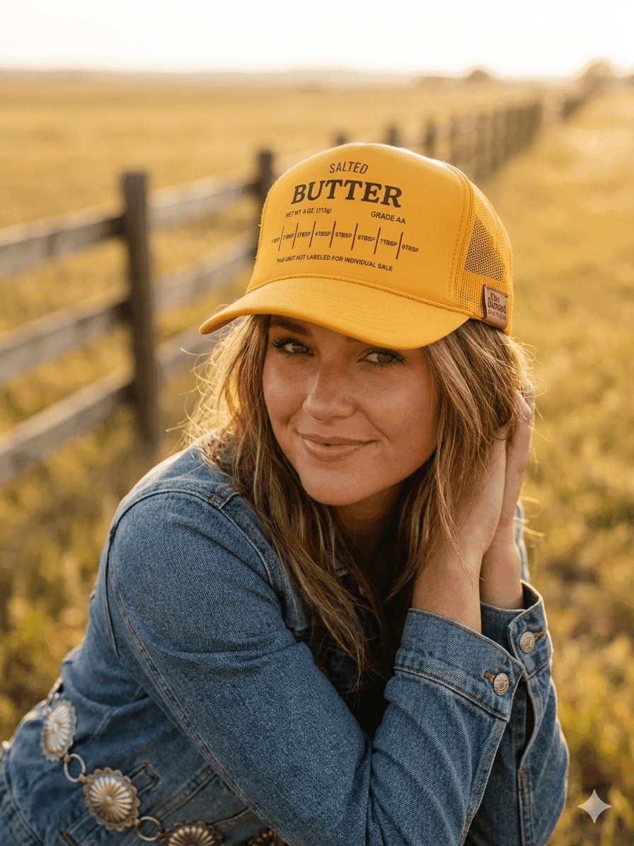 Salted Butter Stick Trucker Hat - Wild Junkie - Flyclothing LLC