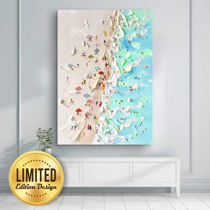 Beachfront Painting Coastal Wall Art - Tailored Canvases - Flyclothing LLC