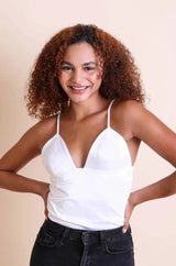 Satin Crop Top