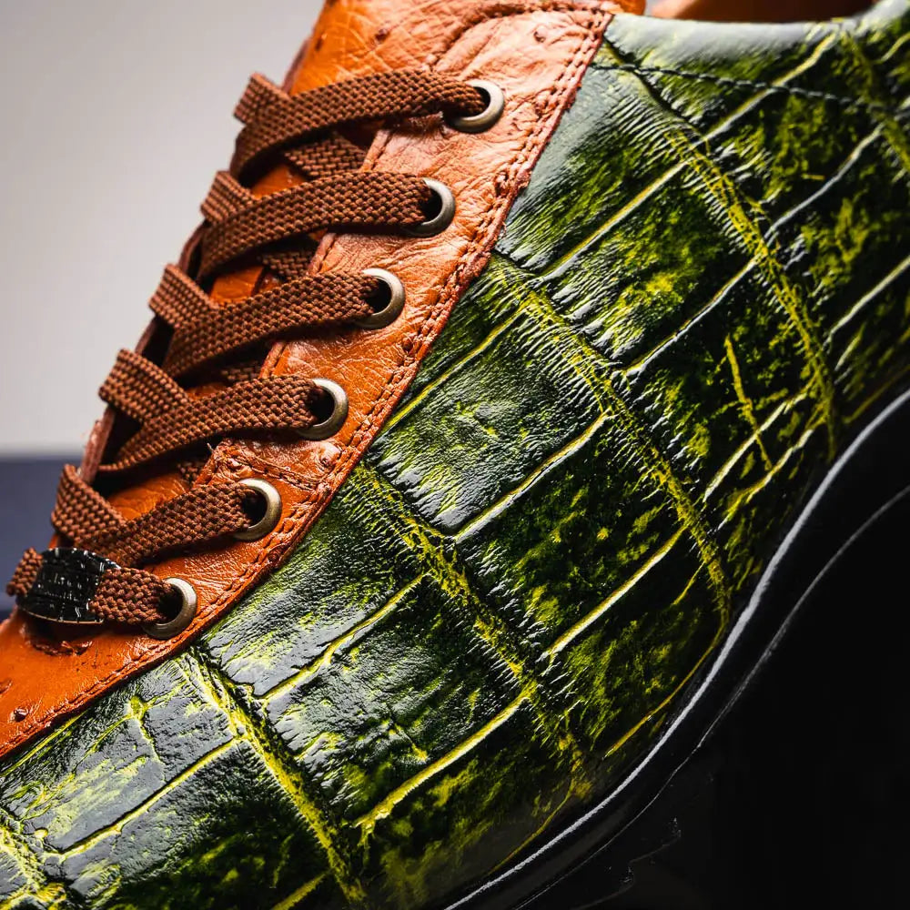 Saulo Green / Cognac - Marco Di Milano - Flyclothing LLC