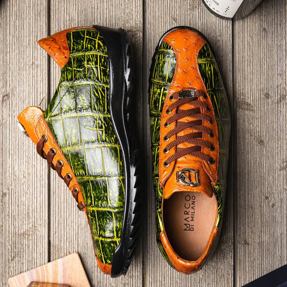 Saulo Green / Cognac - Marco Di Milano - Flyclothing LLC