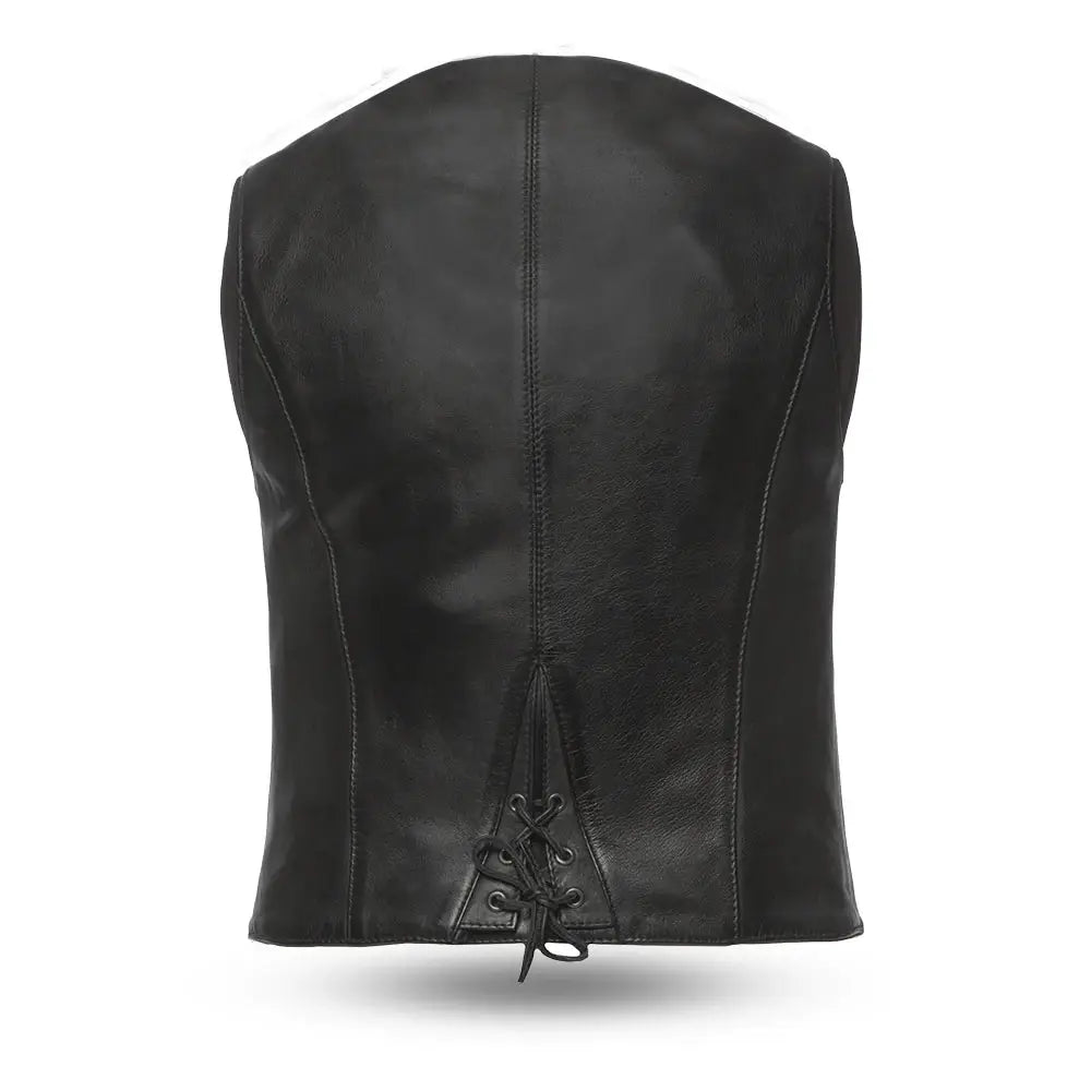 Savannah Women's Western Style Motorcycle Leather Vest - First Manufacturing Company - Flyclothing LLC