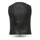 Savannah Women's Western Style Motorcycle Leather Vest - First Manufacturing Company - Flyclothing LLC
