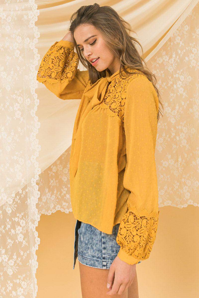 STAY AHEAD PEASANT TOP - Flying Tomato - Flyclothing LLC