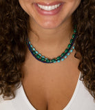 Scarsdale Multi Stone Colorful Statement Necklace - Barse Jewelry