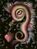 Black Market Art Company Seahorse With Heart Print