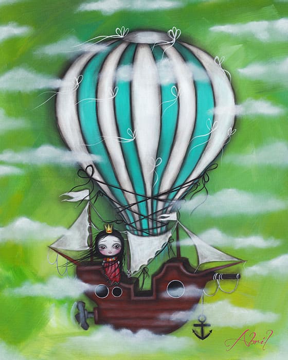Black Market Art Company Sea of Clouds Print