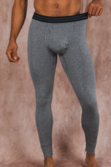 The Seattle Skyline | Heather Grey Ball Hammock® Long Johns - Shinesty - Flyclothing LLC