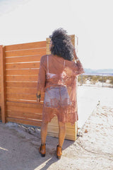 See-Through Lace Kimono - Boho Clothing and Accessories - Flyclothing LLC