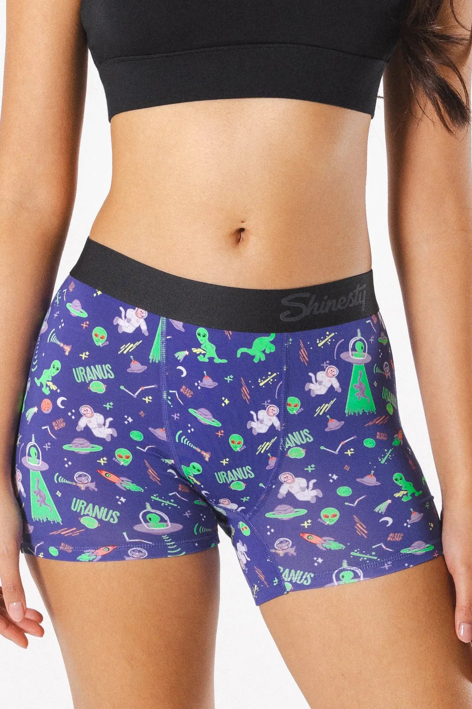 The Sensual Abduction | Alien Women’s Boxers - Shinesty - Flyclothing LLC