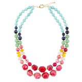 Colorful Serape Multi Stone Statement Necklace - Barse Jewelry - Flyclothing LLC
