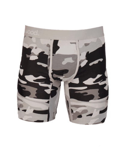 Wood Underwear ghost camo biker brief w/fly - Wood Underwear - Flyclothing LLC