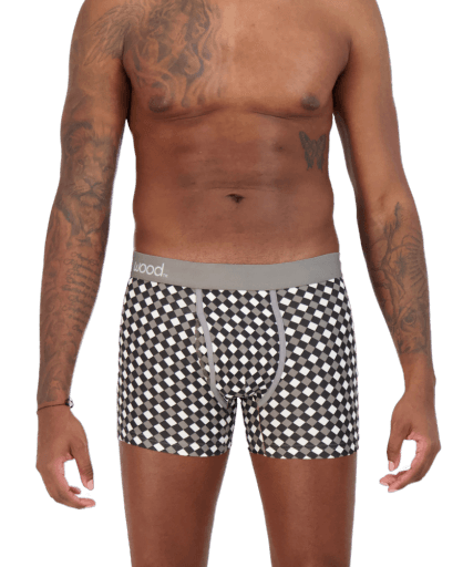 Wood Underwear bw dimension boxer brief w/fly - Wood Underwear - Flyclothing LLC