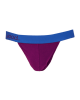 Wood Underwear dark purple thong - Wood Underwear - Flyclothing LLC