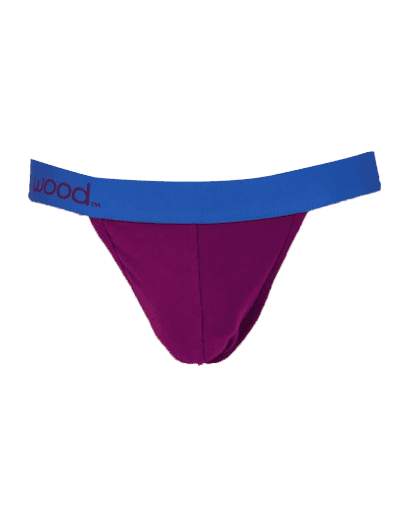 Wood Underwear dark purple thong - Wood Underwear - Flyclothing LLC