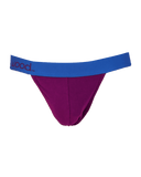 Wood Underwear dark purple thong