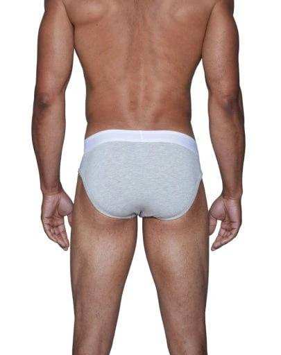 Wood Underwear heather grey hip brief - Wood Underwear - Flyclothing LLC
