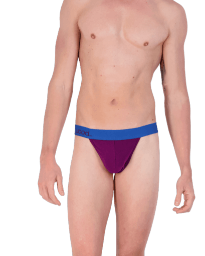 Wood Underwear dark purple thong - Wood Underwear - Flyclothing LLC