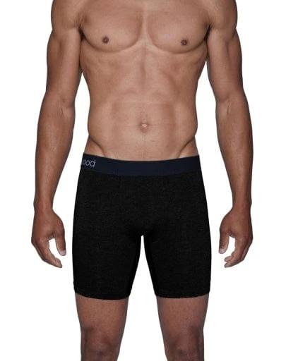 Wood Underwear black biker brief w/fly - Wood Underwear