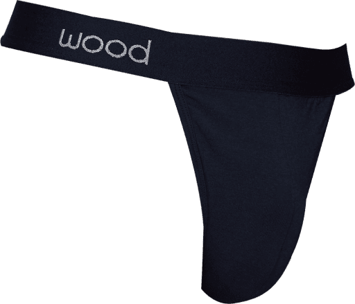 Wood Underwear black thong - Wood Underwear - Flyclothing LLC