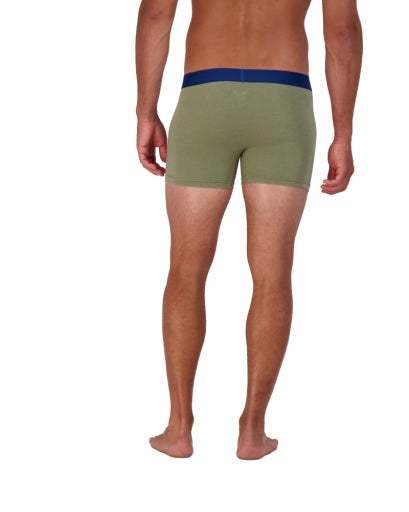 Wood Underwear olive boxer brief w/fly - Wood Underwear - Flyclothing LLC