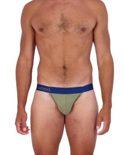 Wood Underwear olive jock - Wood Underwear