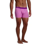Wood Underwear purple interlock boxer brief w/fly - Wood Underwear