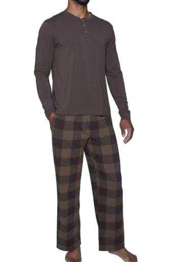 Wood Underwear chestnut checkers lounge pant - Wood Underwear - Flyclothing LLC