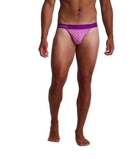 Wood Underwear purple interlock jock - Wood Underwear - Flyclothing LLC