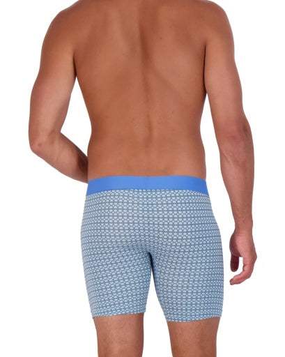 Wood Underwear steel blue rings biker brief w/fly - Wood Underwear - Flyclothing LLC