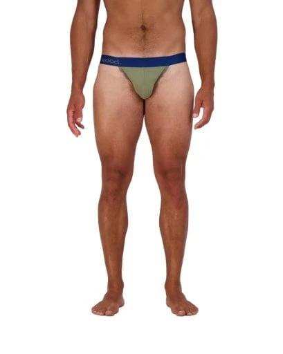 Wood Underwear olive jock - Wood Underwear - Flyclothing LLC