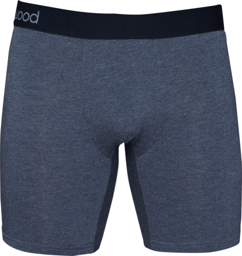 Wood Underwear charcoal heather biker brief