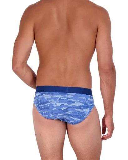 Wood Underwear blue camo hip brief - Wood Underwear - Flyclothing LLC