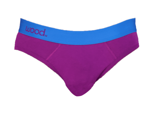 Wood Underwear grape hip brief