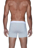 Wood Underwear heather grey boxer brief w/fly - Wood Underwear