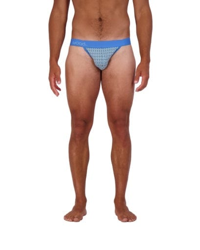 Wood Underwear steel blue rings jock