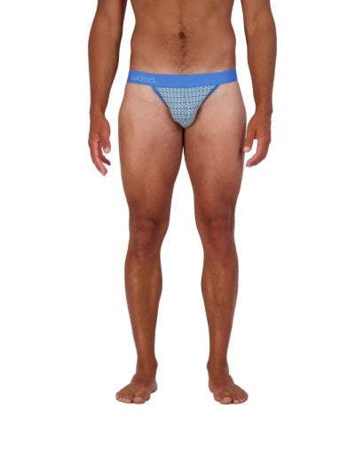 Wood Underwear steel blue rings jock - Wood Underwear - Flyclothing LLC