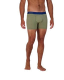 Wood Underwear olive boxer brief w/fly - Wood Underwear