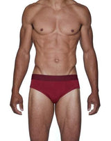 Wood Underwear burgundy red hip brief - Wood Underwear - Flyclothing LLC