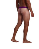 Wood Underwear purple interlock thong - Wood Underwear