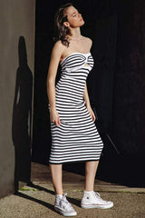 SHORELINE SEASHELL MIDI DRESS - Flying Tomato - Flyclothing LLC