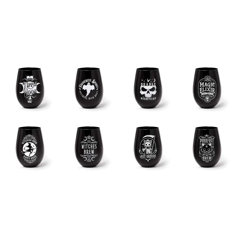 Stemless Glasses - Set of 8 (Save 25%) - Alchemy of England - Flyclothing LLC