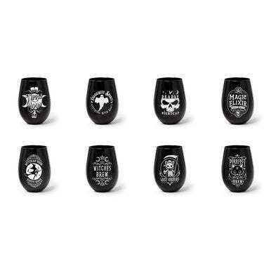 Stemless Glasses - Set of 8 (Save 25%) - Alchemy of England - Flyclothing LLC