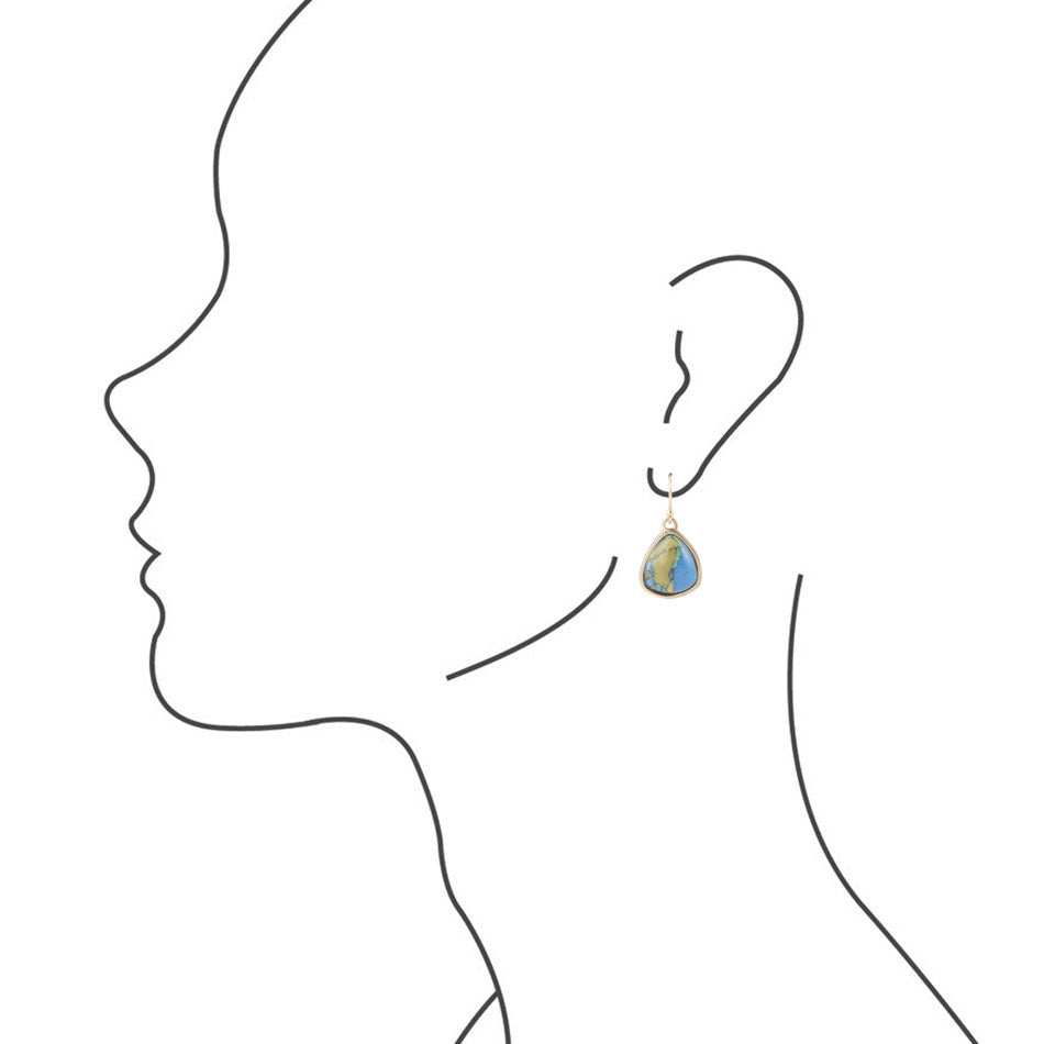 Shades of Earth Magnesite Earrings - Barse Jewelry - Flyclothing LLC