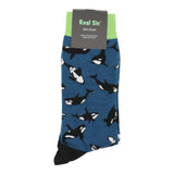Orca / Killer Whale Socks - Comfy Cotton for Men & Women - Real Sic - Flyclothing LLC