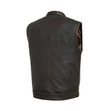 Sharp Shooter Men's Motorcycle Leather Vest - First Manufacturing Company - Flyclothing LLC