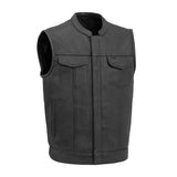 Sharp Shooter Men's Motorcycle Leather Vest - First Manufacturing Company - Flyclothing LLC