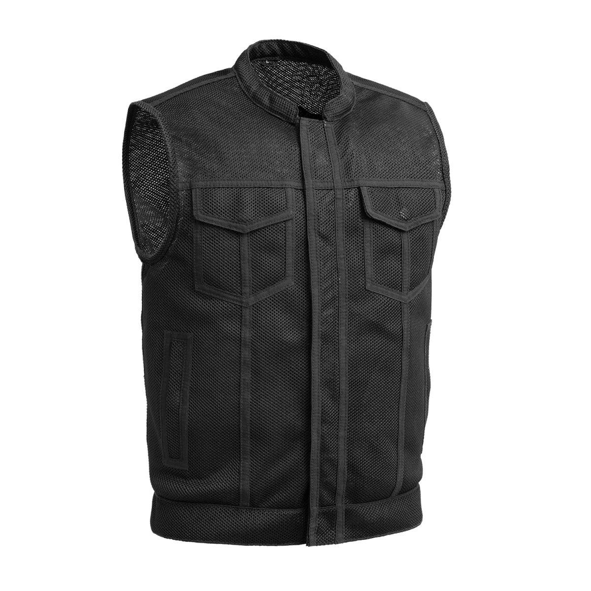 Sharp Shooter Moto Mesh Men's Motorcycle Vest - First Manufacturing Company - Flyclothing LLC
