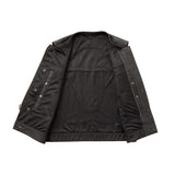 Sharp Shooter Perforated Men's Motorcycle Leather Vest - First Manufacturing Company - Flyclothing LLC